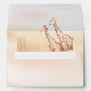 Search for safari envelopes Giraffe