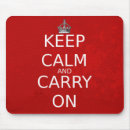 Search for keep calm carry on mousepads Motivational