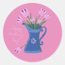 Search for pink tulips stickers Bouquet