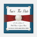 Search for pearl save the dates Red