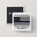 Search for officers badges Thin blue line