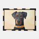 Search for doberman doormats Dog
