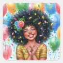 Search for afro girl stickers Party
