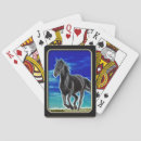 Search for black horse playing cards Equine