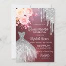 Search for burgundy roses quinceanera invitations Glitter