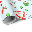 Search for santa claus golfing wrapping paper Sports