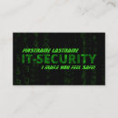 Search for cyber security business cards Data protection