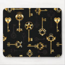 Search for antique keys mousepads Black