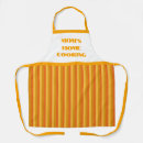 Search for orange stripes aprons Design