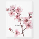 Search for white blossoms magnets Pink