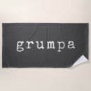 Search for funny beach towels Black and white