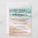 Search for watercolor beach wedding invitations Coastal