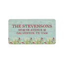 Search for beach rustic return address labels Tropical