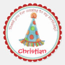 Search for birthday party hat stickers Vintage