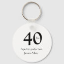 Search for no 40 key rings Happy birthday