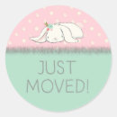 Search for pink and green address stickers Whimsical