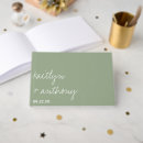 Search for sage green wedding guest books Script