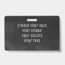 Search for blank id badges Black