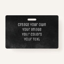 Search for blank id badges Black