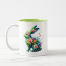 Search for bunny and flowers mugs Floral