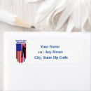 Search for police return address labels Back the blue