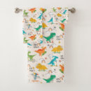 Search for dinosaur bath towels Triceratops