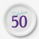 Search for 50th birthday plates Typography