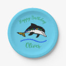 Search for dolphins paper plates Under the sea