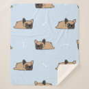 Search for cute french bulldog blankets Cartoon