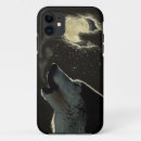 Search for wolf in snow iphone cases Nature