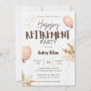 Search for happy retirement invitations Elegant
