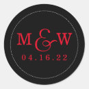 Search for monogram stickers initials