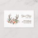 Search for deer business cards Flowers