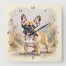 Search for french bulldog clocks Animals