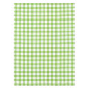 Search for green and white gingham tablecloths Check