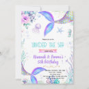 Search for twins pool party invitations Under the sea