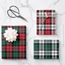 Search for red black green wrapping paper Plaid