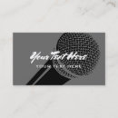 Search for mic business cards Performer