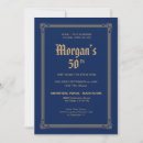 Search for royal blue birthday invitations Milestone