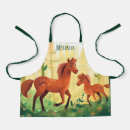 Search for horse kids aprons Cute