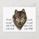 Search for wolf face postcards Animal