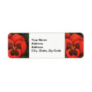 Search for pansy return address labels Bloom
