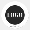Search for text logo stickers Simple