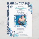 Search for cinderella blue quinceanera invitations Quinceañera