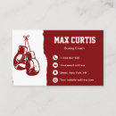 Search for boxing gym business cards Trainer