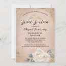 Search for white and gold sweet 16 invitations Tiara