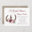 Search for horseshoe bridal shower invitations Pink