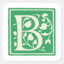 Search for initial b stickers Vintage