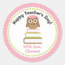 Search for teacher appreciation stickers Owl