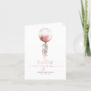Search for balloon thank you cards Girl